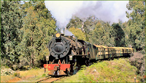 The famous Pemberton train